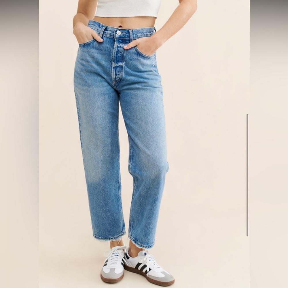 Agolde 90s High-Rise Cropped Jeans